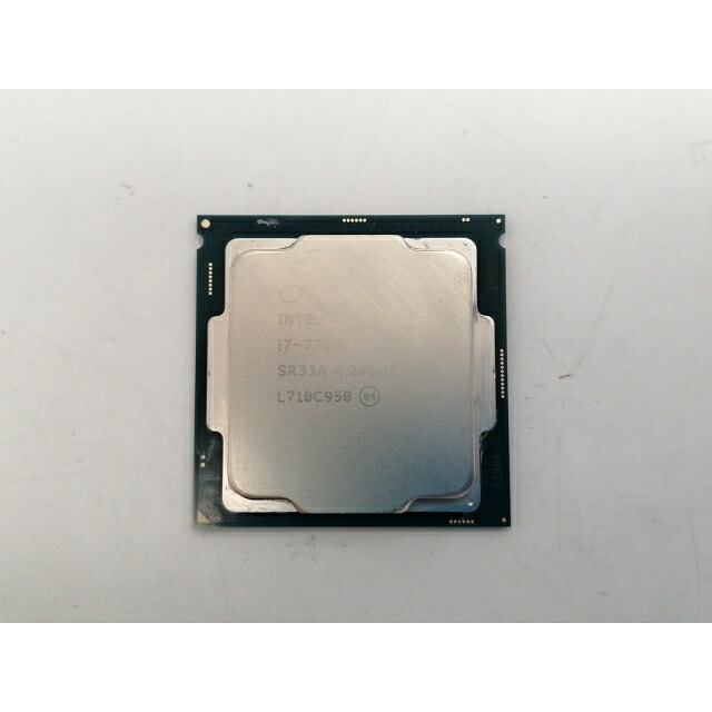 【中古】Intel Core i7-7700K (4.2GHz/TB:4.5GHz) bulk LGA1151/4C/8T/L3 8M/HD630/TDP91W【広島本通】保証期間１週間