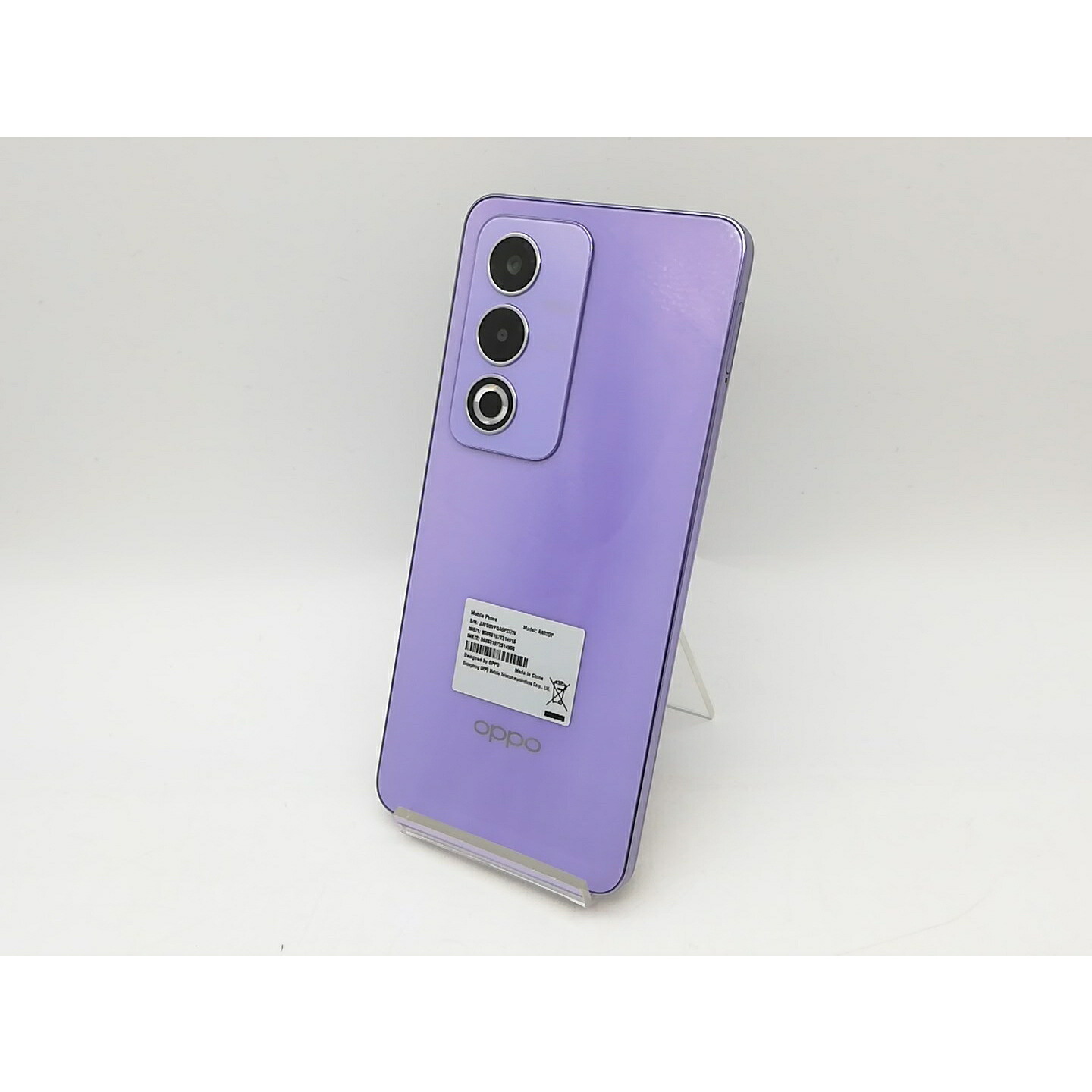 即日発送可能 新品 OPPO A3 5G A4020P パープル スマートフォン・携帯