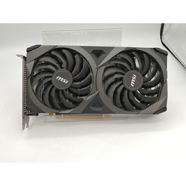 【中古】MSI GeForce RTX 3060 Ti VENTUS 2X 8G OCV1 LHR RTX3060Ti(LHR)/8GB(GDDR6)【小倉駅前】保証期間1週間