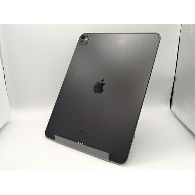 【中古】Apple 【Wi-Fi】 13in iPad Pro（M4/2024） 256GB 間隔文字黒いこと 標準尺度硝子 MVX23J/A【小倉駅前】引きうける継続期間１ヶ月【位置づけるA】