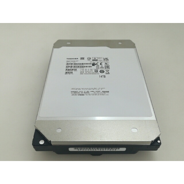 【中古】TOSHIBA MN07ACA14T 14結核症/7200rpm/256MB/6Gbps【小倉駅前】引き請ける継続期間１週