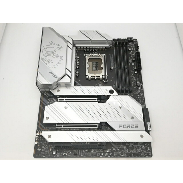 【中古】MSI MPG Z690 FORCE WIFI Z690(DDR5)/LGA1700/2.5GbitLAN/Wi-Fi6E(ax)+BT5.2/ATX【アリオ倉敷】引きうける継続期間１週