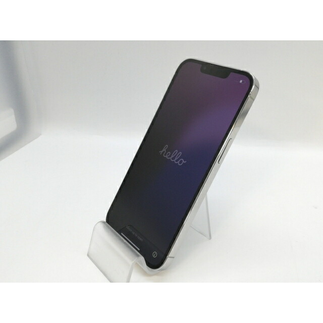 【中古】Apple docomo 【SIMフリー】 iPhone 13 Pro 128GB シルバー MLUF3J/A【アリオ倉敷】保証期間１ヶ月【ランクC】