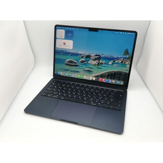 【中古】Apple MacBook Air 13インチ CTO (M2,2022) ミッドナイト M2(CPU:8C/GPU:10C)/16G/256G/30W AC【アリオ倉敷】保証期間1ヶ月【ランクB】