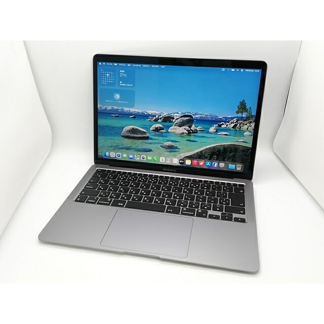 【中古】Apple MacBook Air 13in M1(中央処理装置:8C/GPU:7C) 8GB/256GB 間隔文字薄墨色 MGN63J/A (M1・2020)【アリオ倉敷】引きうける継続期間１ヶ月【位置づけるA】