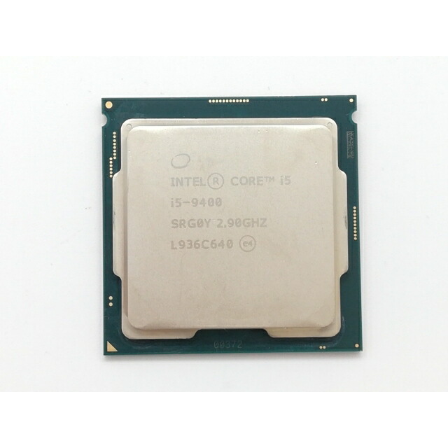 【中古】Intel Core i5-9400 (2.9GHz/結核症:4.1GHz/SRG0Y/R0) bulk LGA1151/6C/6T/L3 9M/UHD630/TDP65W【アリオ倉敷】言いはなつ継続期間１週