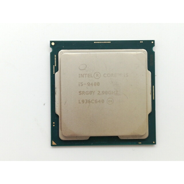 【中古】Intel Core i5-9400 (2.9GHz/結核症:4.1GHz/SRG0Y/R0) bulk LGA1151/6C/6T/L3 9M/UHD630/TDP65W【アリオ倉敷】言いはなつ継続期間１週