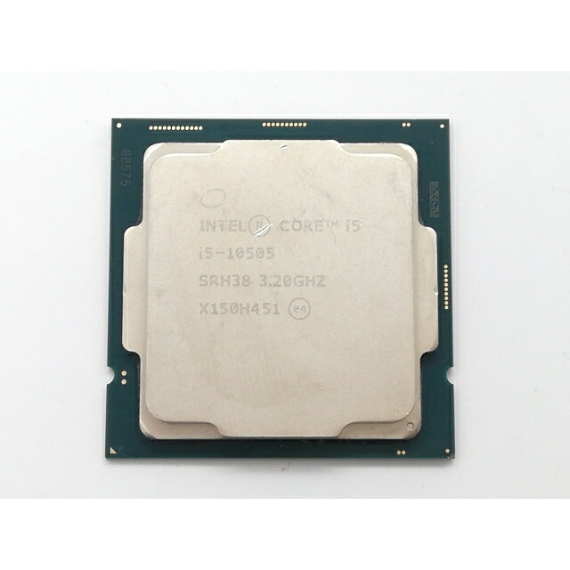 【中古】Intel Core i5-10505 (3.2GHz/TB:4.5GHz) bulk LGA1200/6C/12T/L3 12M/UHD630/TDP65W【アリオ倉敷】保証期間１週間