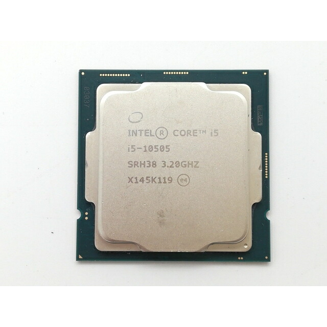 【中古】Intel Core i5-10505 (3.2GHz/TB:4.5GHz) bulk LGA1200/6C/12T/L3 12M/UHD630/TDP65W【アリオ倉敷】保証期間１週間