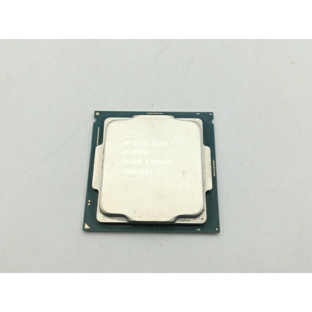 【中古】Intel Core i7-8700K (3.7GHz/結核症:4.7GHz) bulk LGA1151/6C/12T/L3 12M/UHD630/TDP95W【アリオ倉敷】引きうける継続期間１週