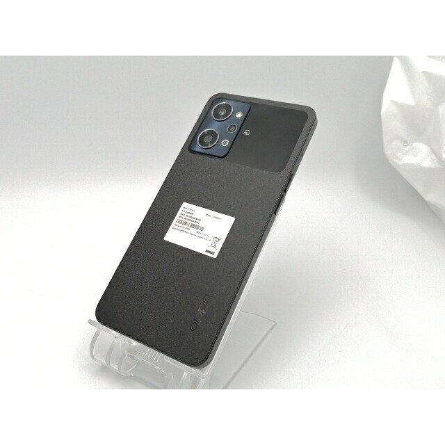 【中古】Oppo 国内版 【SIMフリー】 OPPO Reno9 A ナイトブラック 8GB 128GB CPH2523【川崎駅前】保証期間１ヶ月【ランクA】