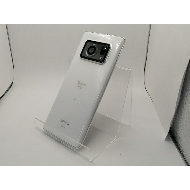 【中古】SHARP docomo 【SIMロックあり】 AQUOS R6 ホワイト 12GB 128GB SH-51B【川崎駅前】保証期間１ヶ月【ランクC】