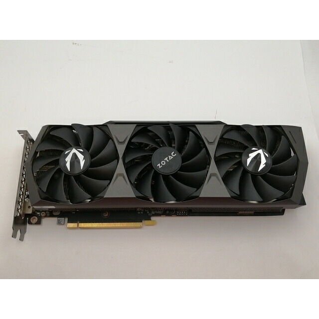 【中古】ZOTAC GeForce RTX 3070 Ti Trinity OC（ZT-A30710J-10P）RTX3070Ti/8GB(GDDR6X)【川崎駅前】引きうける継続期間１週