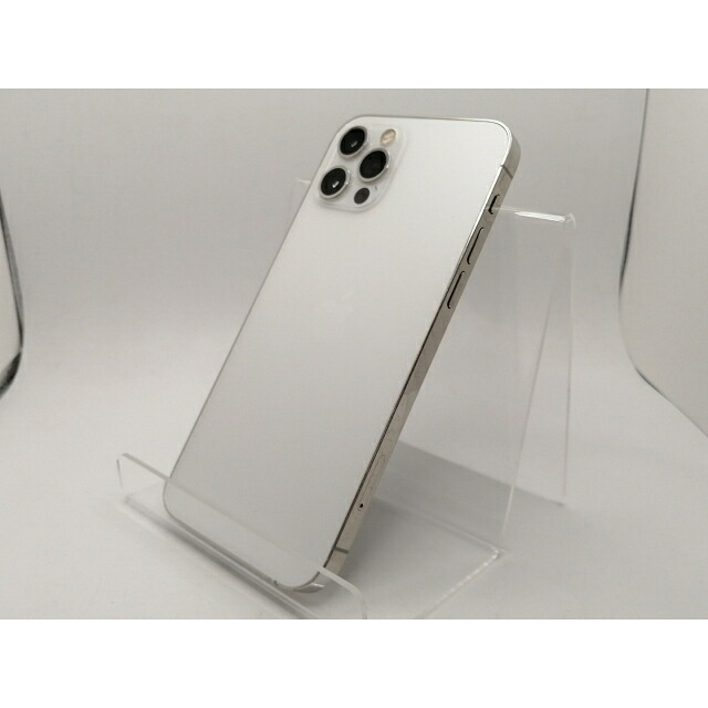 【中古】Apple SoftBank 【SIMロック解除済み】 iPhone 12 Pro 256GB シルバー MGMA3J/A【川崎駅前】保証期間１ヶ月【ランクC】