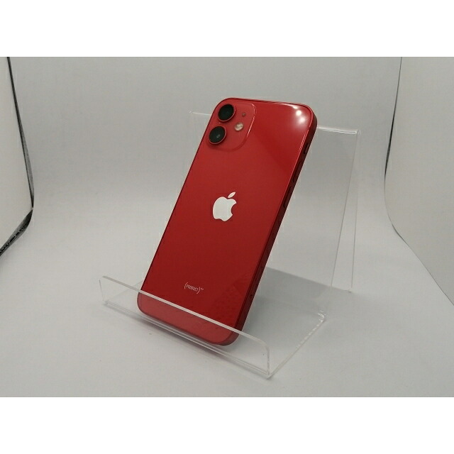 【中古】Apple docomo 【SIMロック解除済み】 iPhone 12 mini 128GB (PRODUCT)RED MGDN3J/A【川崎駅前】保証期間１ヶ月【ランクC】