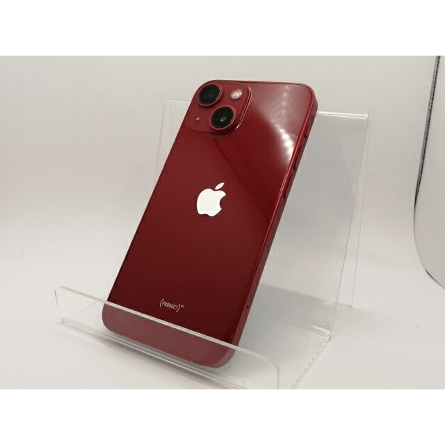 【中古】Apple 国内版 【SIMフリー】 iPhone 13 mini 128GB (PRODUCT)RED MLJG3J/A【川崎駅前】保証期間１ヶ月【ランクC】
