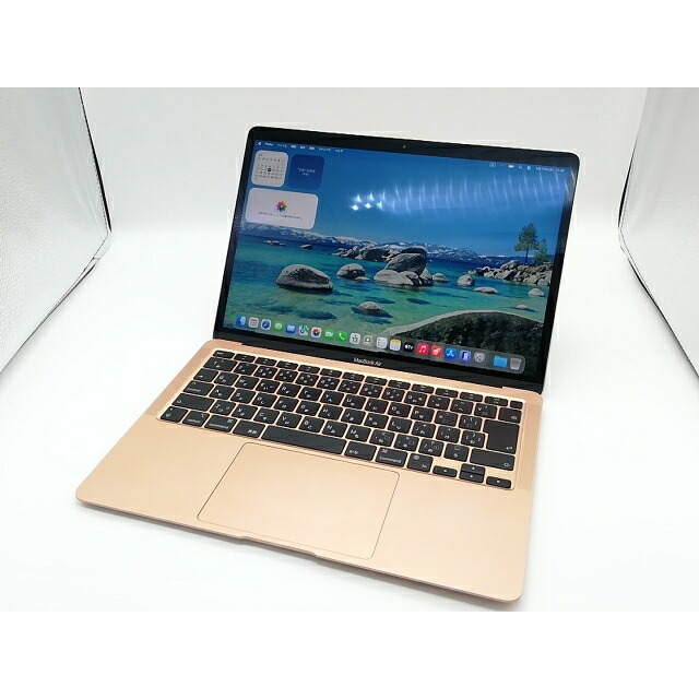 【中古】Apple MacBook Air 13in M1(中央処理装置:8C/GPU:7C) 8GB/256GB ゴールド MGND3J/A (M1・2020)【川崎駅前】引き受ける継続期間１ヶ月【価値づけるB】