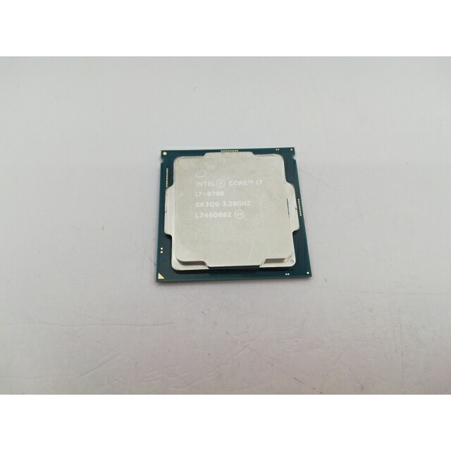 【中古】Intel Core i7-8700 (3.2GHz/結核症:4.6GHz) bulk LGA1151/6C/12T/L3 12M/UHD630/TDP65W【川崎駅前】引きうける継続期間１週