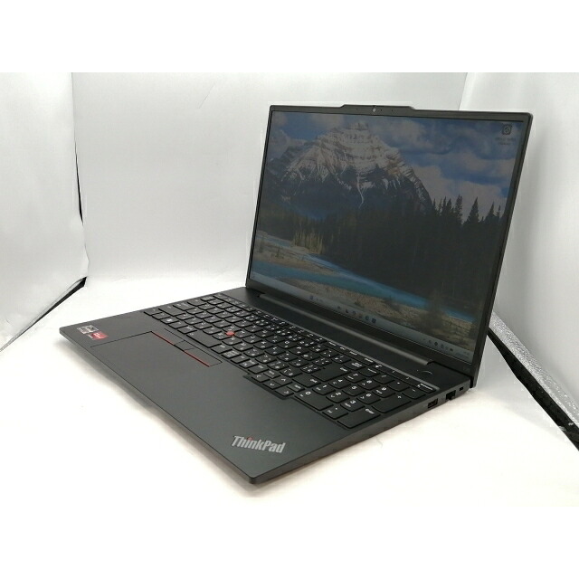 【中古】Lenovo ThinkPad E16 Gen 1 AMD 21JT004DJP ブラック【R5-7430U 16G 512G(SSD) WiFi 16LCD】【府中ル・シーニュ】保証期間1ヶ月【ランクA】|じゃんぱら店
