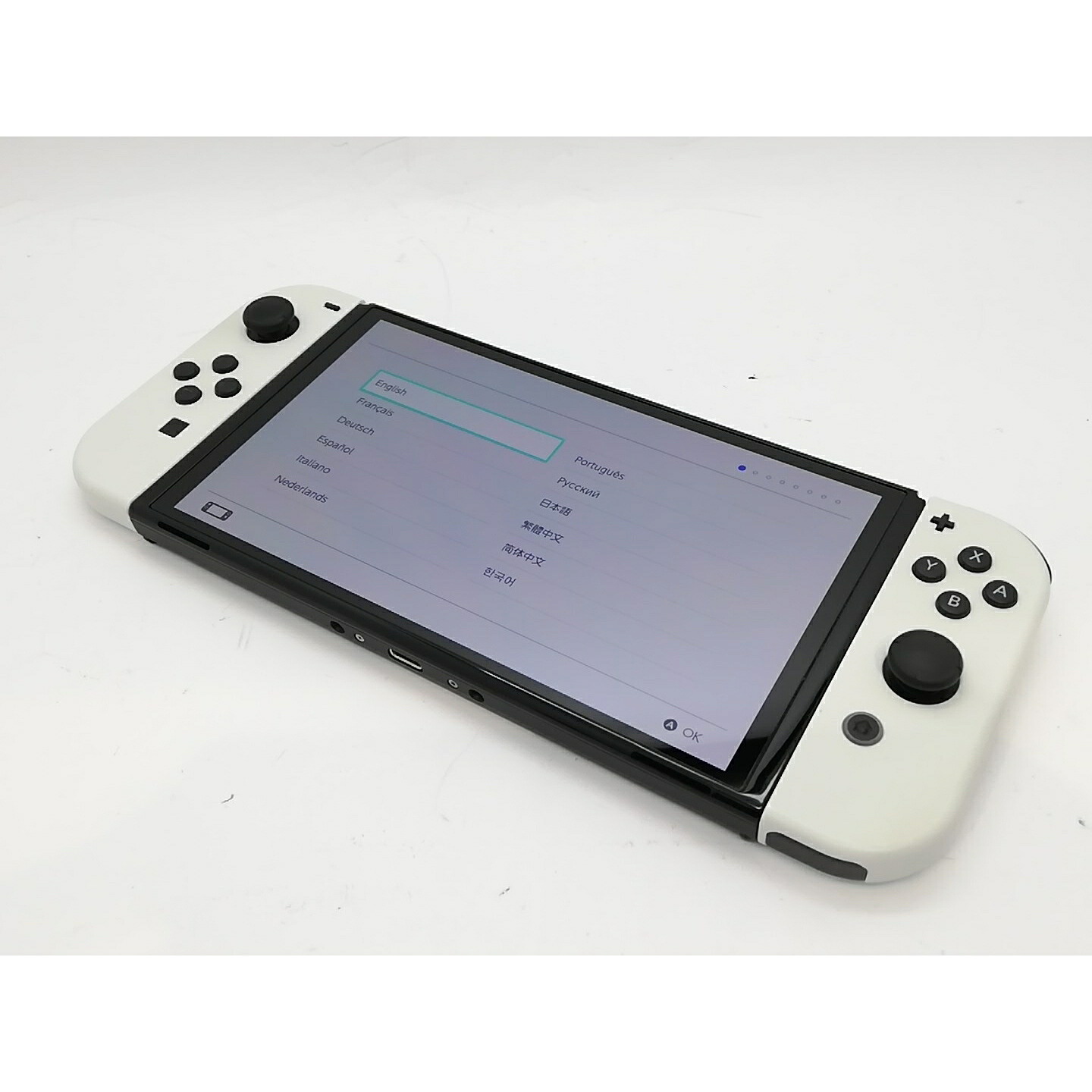 【中古】Nintendo Switch 本体 (有機ELモデル) HEG-S-KAAAA ホワイト 【2021年10月】【府中ル・シーニュ】保証期間1ヶ月【ランクB】|じゃんぱら店