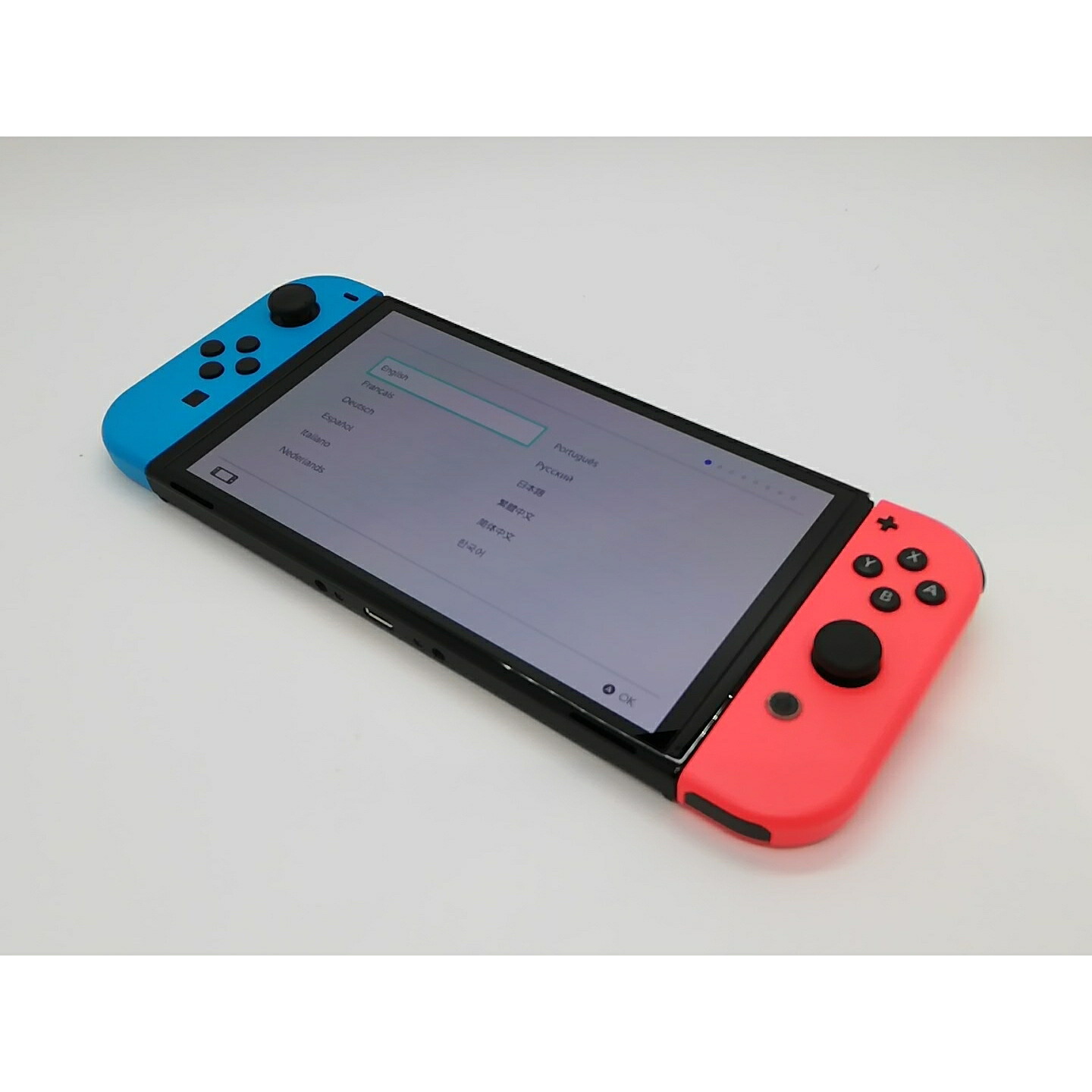 【中古】Nintendo Switch 本体 (有機ELモデル) HEG-S-KABAA ネオンブルー・ネオンレッド 【2021年10月】【府中ル・シーニュ】保証期間1ヶ月【ランクA】|じゃんぱら店