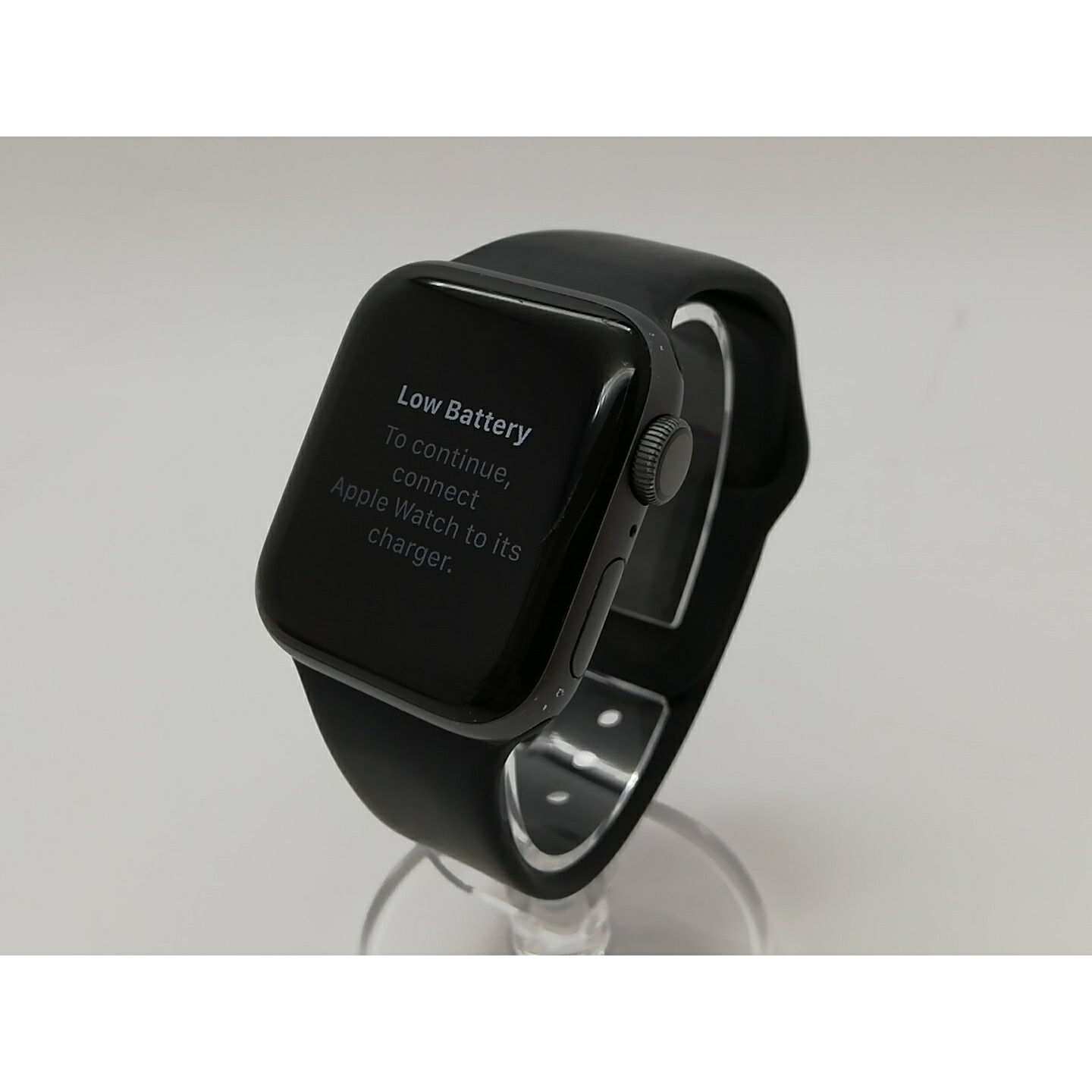 【中古】Apple Apple Watch Series4 40粍 GPS スペースグレイアルミニウム/黒いこと運動競技ダンス楽隊 MU662J/A【府中ル・シーニュ】引き受ける継続期間１ヶ月【序列付けるC】