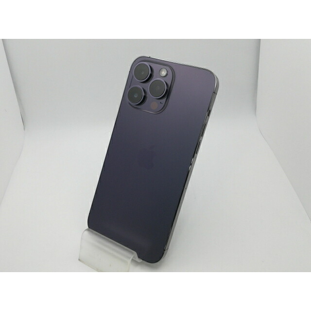 【中古】Apple 国内版 【SIM無償性】 iPhone 14 Pro Max 256GB ディープパープル MQ9E3J/A【府中ル・シーニュ】引き受ける継続期間１ヶ月【価値づけるB】