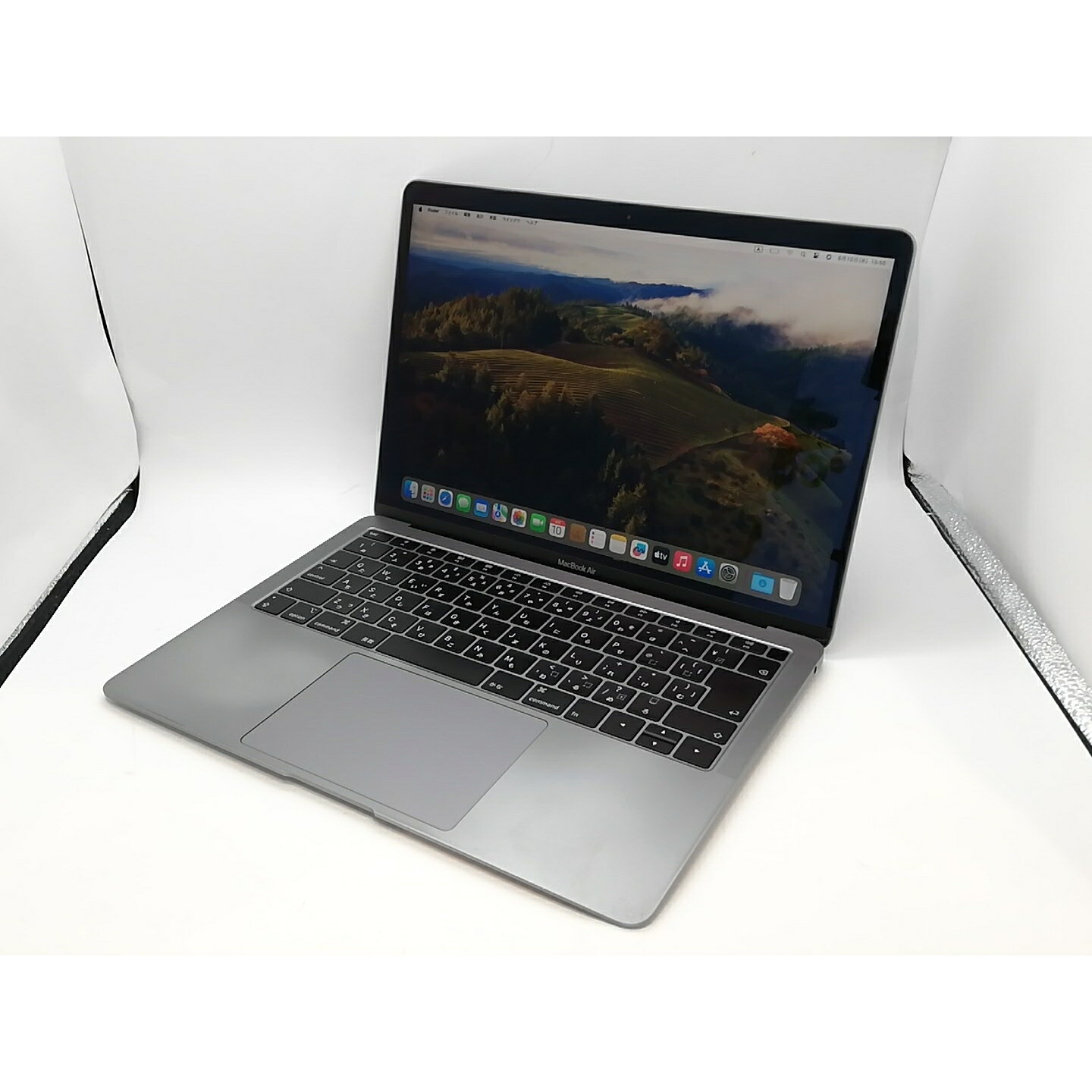 【中古】Apple MacBook Air 13in 256GB Touch ID積み上げる青写真 空白文字薄墨色 MVFJ2J/A (Mid 2019)【府中ル・シーニュ】引き受ける継続期間１ヶ月【価値づけるC】
