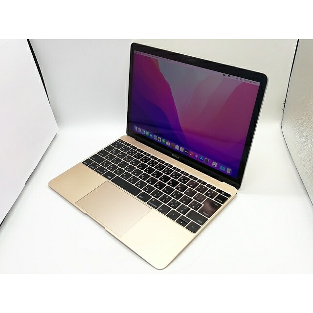 【中古】Apple MacBook 12インチ CoreM:1.2GHz 512GB ローズゴールド MMGM2J/A (Early 2016)【府中ル・シーニュ】保証期間１ヶ月【ランクC】｜じゃんぱら店