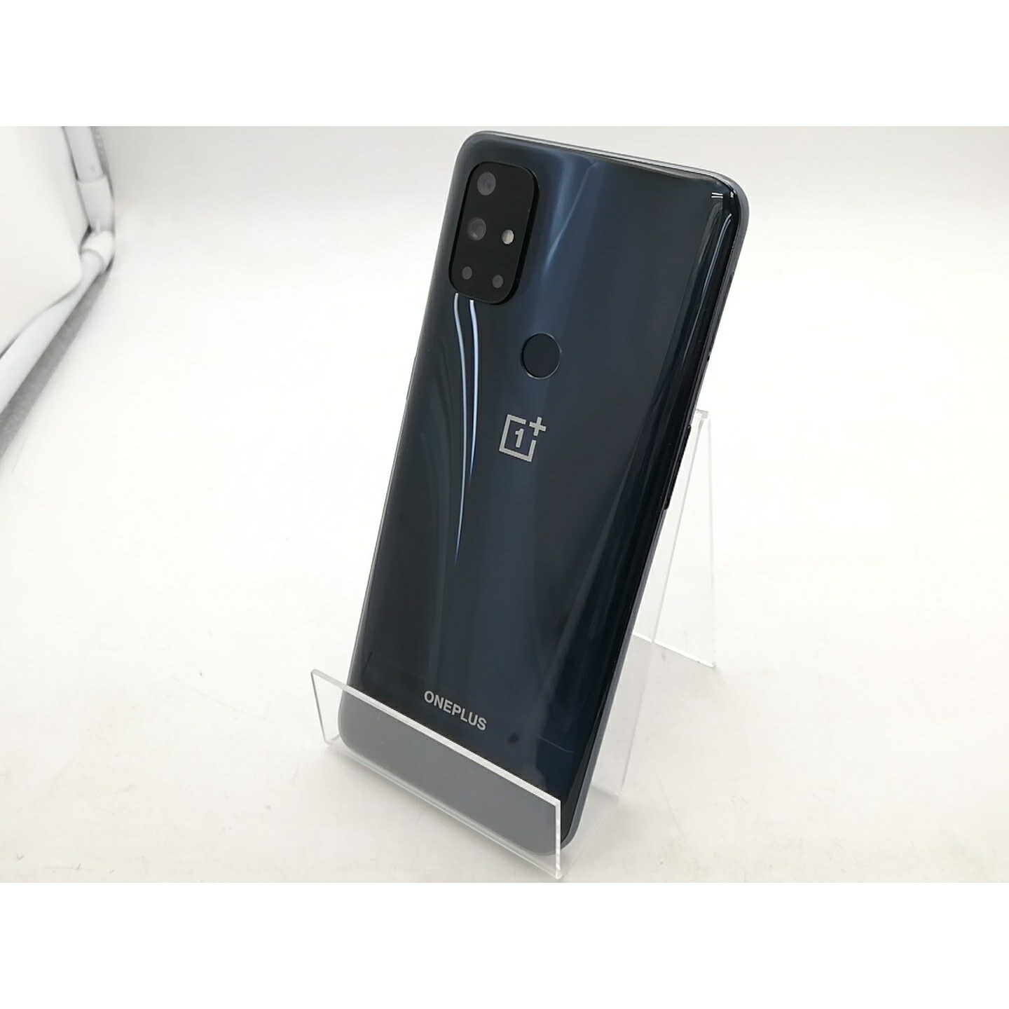 【中古】OnePlus 外国で版 【SIM無償性】 OnePlus Nord N10 5G Midnight Ice 6GB 128GB BE2029【柏】引き受ける継続期間１ヶ月【序列付けるB】