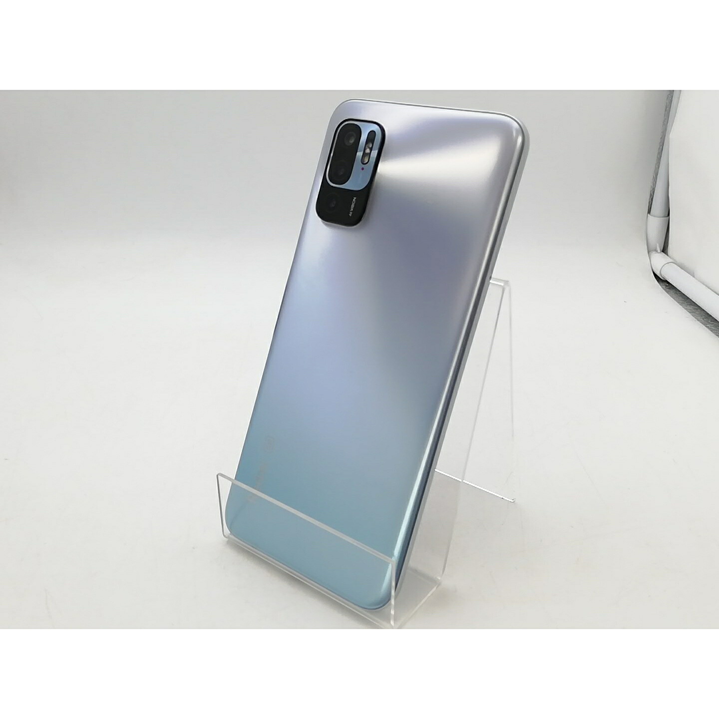 【中古】Xiaomi au 【SIM無償性】 Redmi Note 10 JE クロームしろがね色 4GB 64GB XIG02【柏】引き受ける継続期間１ヶ月【序列付けるA】