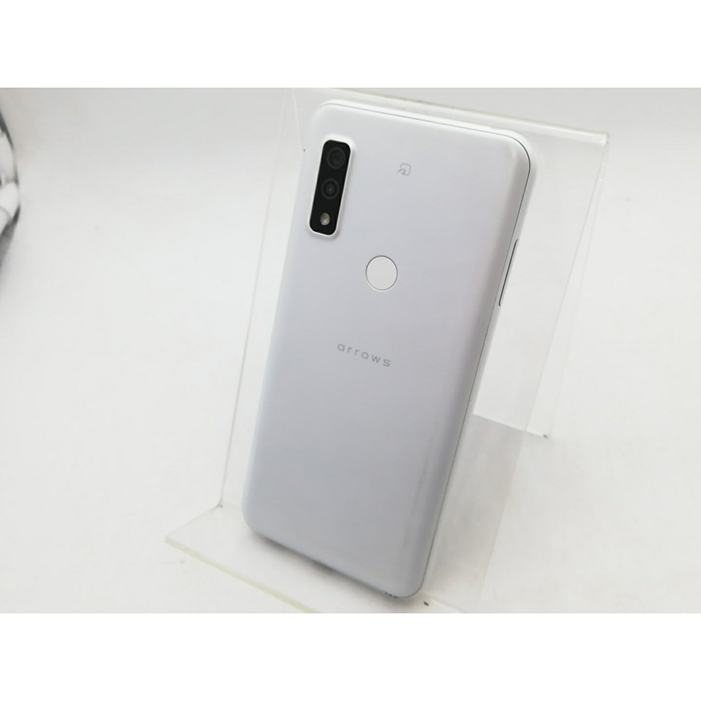 【中古】Fujitsu UQmobile 【SIM無償性】 arrows We 白いこと 4GB 64GB FCG01【柏】引き受ける継続期間１ヶ月【価値づけるB】