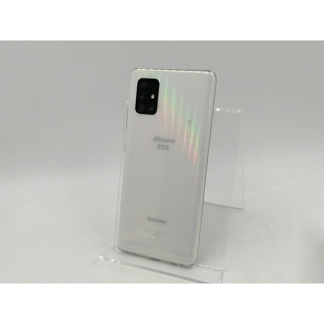 【中古】SAMSUNG docomo 【SIMロック解除済み】 Galaxy A51 5G プリズムブリックス ホワイト 6GB 128GB SC-54A【千葉】保証期間1ヶ月【ランクB】|じゃんぱら店