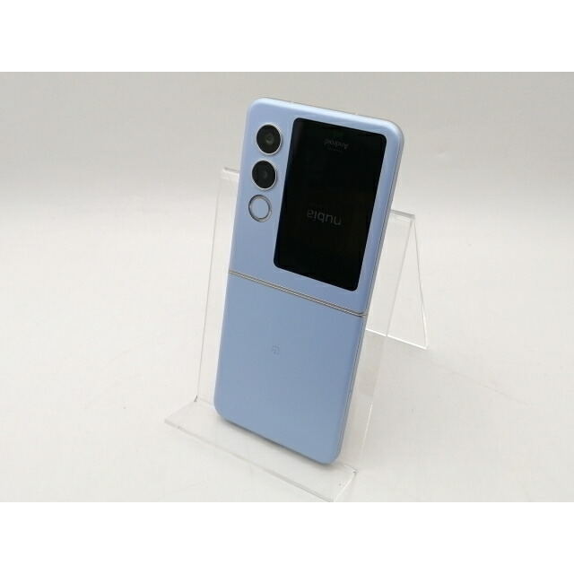 【中古】ZTE ymobile 【SIMフリー】 nubia Flip 2 6GB 128GB ブルー A404ZT【千葉】保証期間１ヶ月【ランクA】｜じゃんぱら店