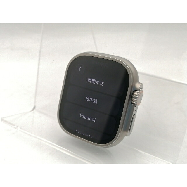 【中古】Apple Apple Watch Ultra2 49粍 Cellular チタニウム入れもの/青色/ブラックトレイルループ(M/L) MRF63J/A【千葉】引き受ける継続期間１ヶ月【価値づけるB】
