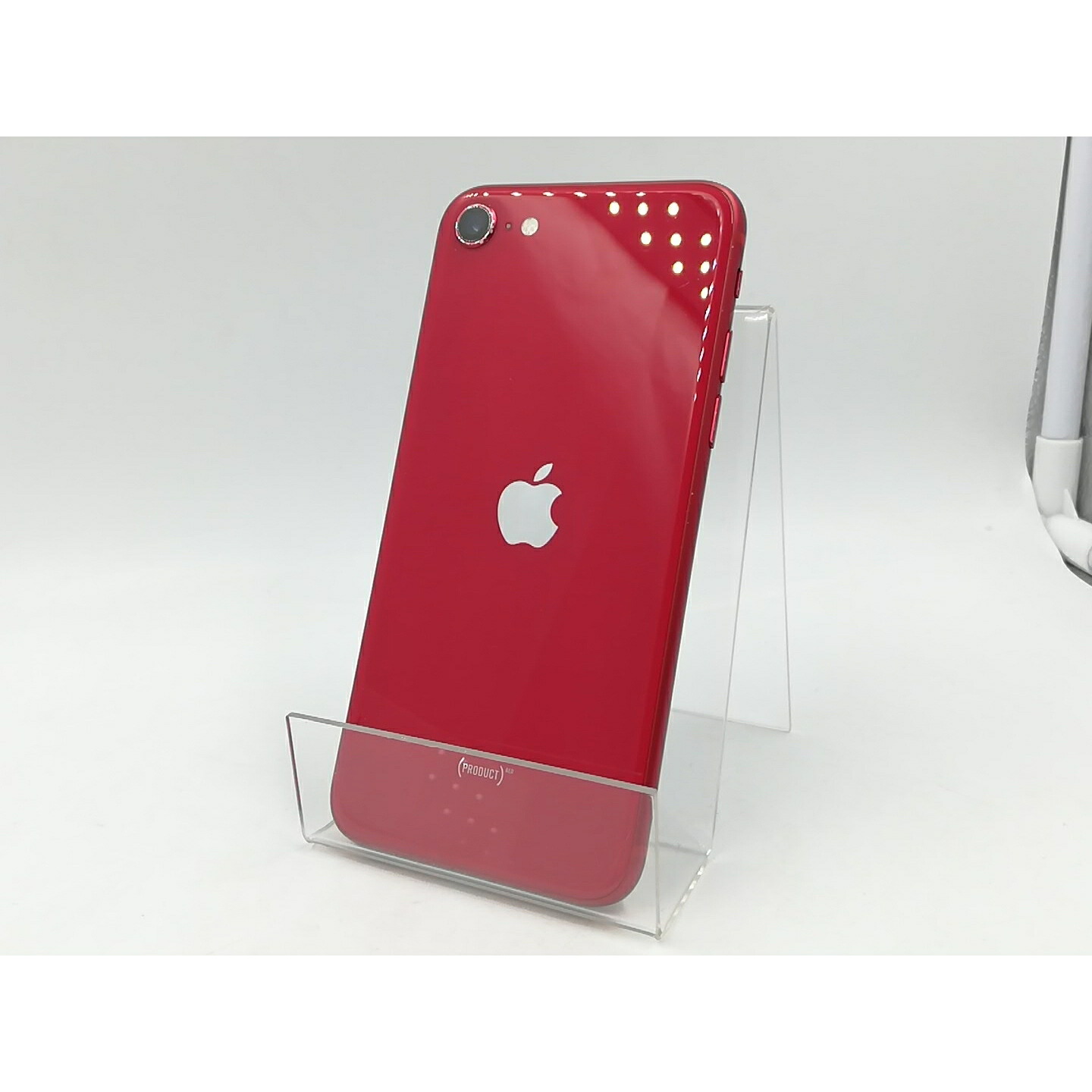 【中古】Apple 国内版 【SIM無償性】 iPhone SE（第2時人） 128GB (PRODUCT)RED MXD22J/A【千葉】引き受ける継続期間１ヶ月【序列付けるC】