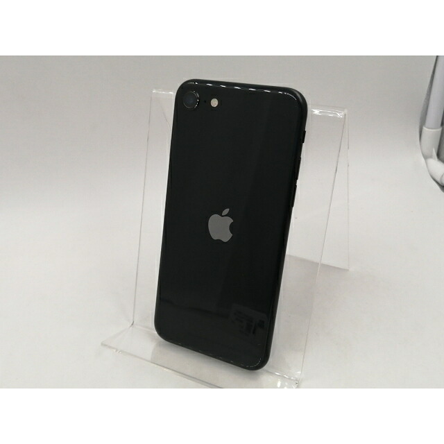 【中古】Apple docomo 【SIM鍵を掛ける取りけす済み】 iPhone SE（第2時人） 64GB 黒いこと MHGP3J/A（後期型番）【千葉】引き受ける継続期間１ヶ月【序列付けるB】