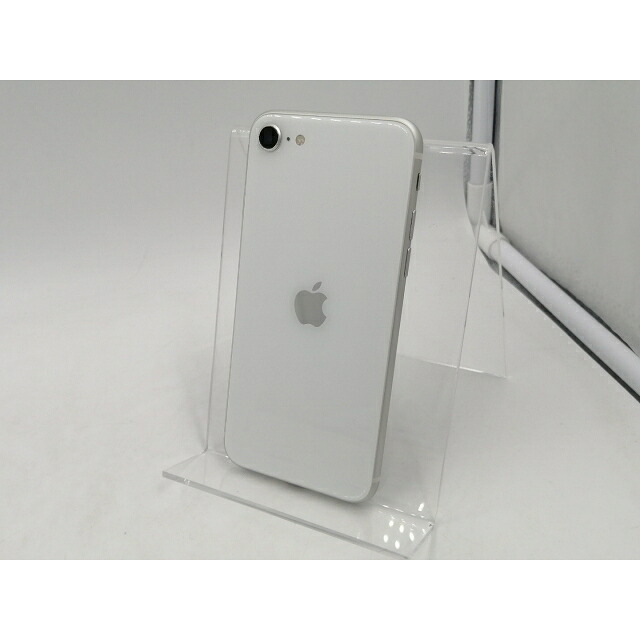 【中古】Apple SoftBank 【SIM鍵を掛ける取りけす済み】 iPhone SE（第2時人） 64GB 白いこと MHGQ3J/A（後期型番）【千葉】引き受ける継続期間１ヶ月【序列付けるC】