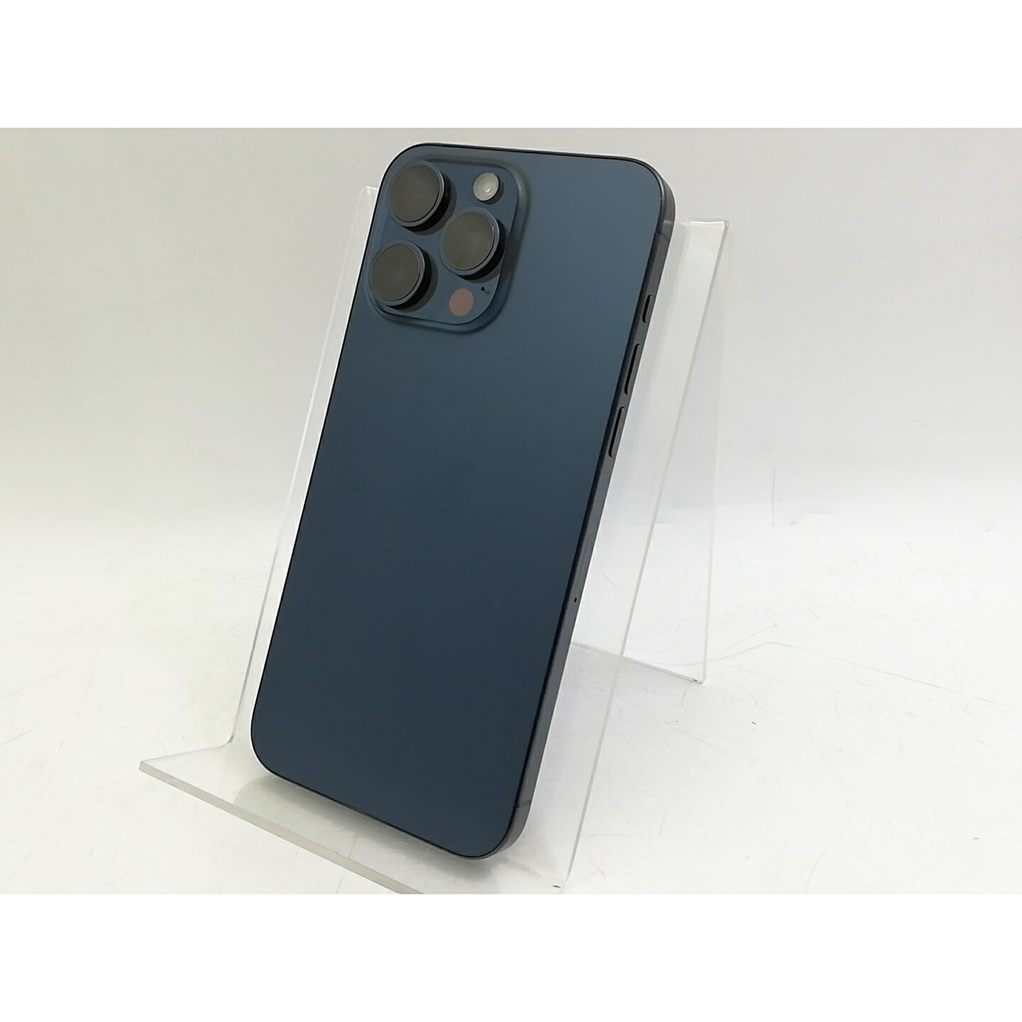 【中古】Apple 国内版 【SIM無償性】 iPhone 15 Pro Max 512GB 青碧チタニウム MU6X3J/A【千葉】引き請ける継続期間１ヶ月【序列付けるC】