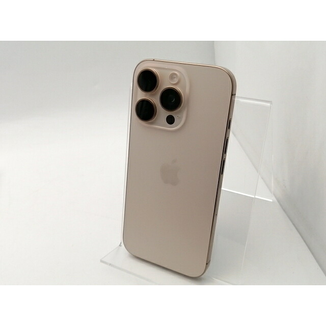 【中古】Apple 国内版 【SIMフリー】 iPhone 16 Pro 256GB デザートチタニウム MYN23J/A【千葉】保証期間１ヶ月【ランクB】｜じゃんぱら店