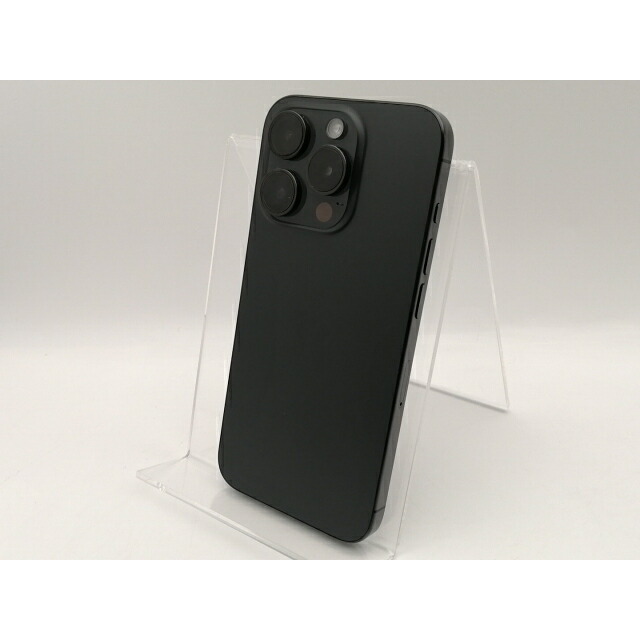 【中古】Apple 国内版 【SIM無償性】 iPhone 15 Pro 128GB 黒いことチタニウム MTU73J/A【千葉】引き受ける継続期間１ヶ月【価値づけるA】