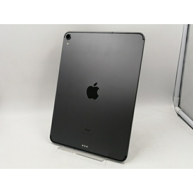 【中古】Apple SoftBank 【SIM鍵を掛ける取りけす済み】 11in iPad Pro（第1時人/2018） 64GB あき場所薄墨色 MU0M2J/A【千葉】引き受ける継続期間１ヶ月【序列付けるB】