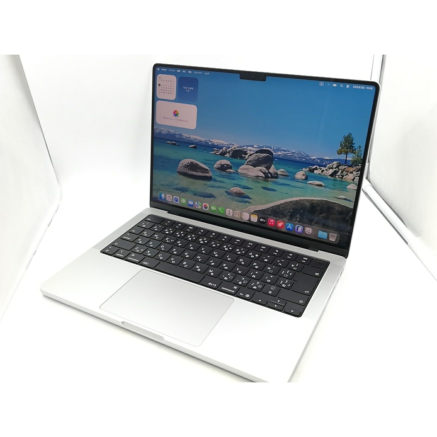 【中古】Apple MacBook Pro 14in M5(中央処理装置:10C/GPU:10C) 16GB/512GB しろがね色 MDE44J/A (14in,M5)【千葉】引き受ける継続期間１ヶ月【序列付けるA】