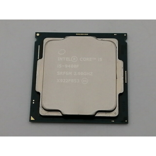【中古】Intel Core i5-9400F (2.9GHz/肺結核:4.1GHz/SRF6M/U0) bulk LGA1151/6C/6T/L3 9M/No iGPU/TDP65W【千葉】引き受ける継続期間１週