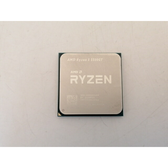 【中古】AMD Ryzen 5 5500GT (3.6GHz/TC:4.4GHz) BOX AM4/6C/12T/L3 16MB/Radeon Graphics/TDP 65W【千葉】保証期間１週間