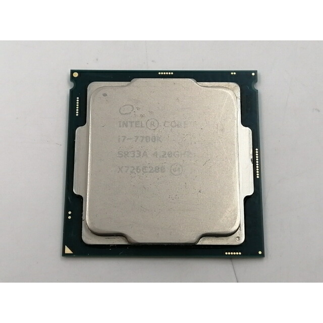 【中古】Intel Core i7-7700K (4.2GHz/TB:4.5GHz) bulk LGA1151/4C/8T/L3 8M/HD630/TDP91W【千葉】保証期間１週間