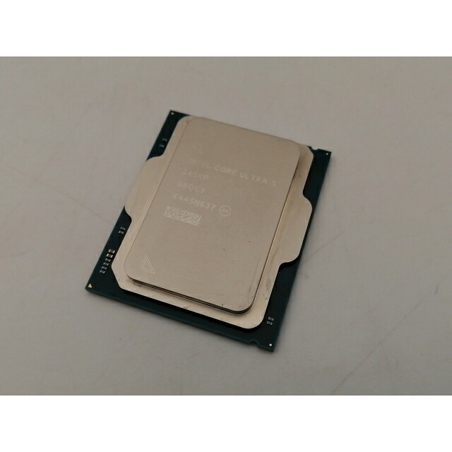 【中古】Intel Core Ultra 5 245KF(4.2GHz) Box LGA1851/14C(P:6C/E:8C)/14T/L3 24M/PBP125W【千葉】引きうける継続期間１週