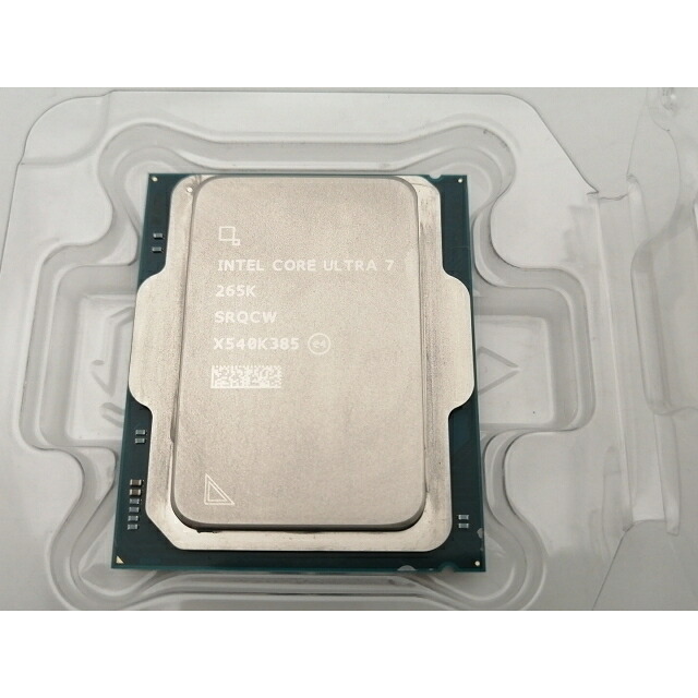 【中古】Intel Core Ultra 7 265K(3.9GHz) Box LGA1851/20C(P:8C/E:12C)/20T/L3 30M/Intel Graphics/PBP125W【千葉】引きうける継続期間１週