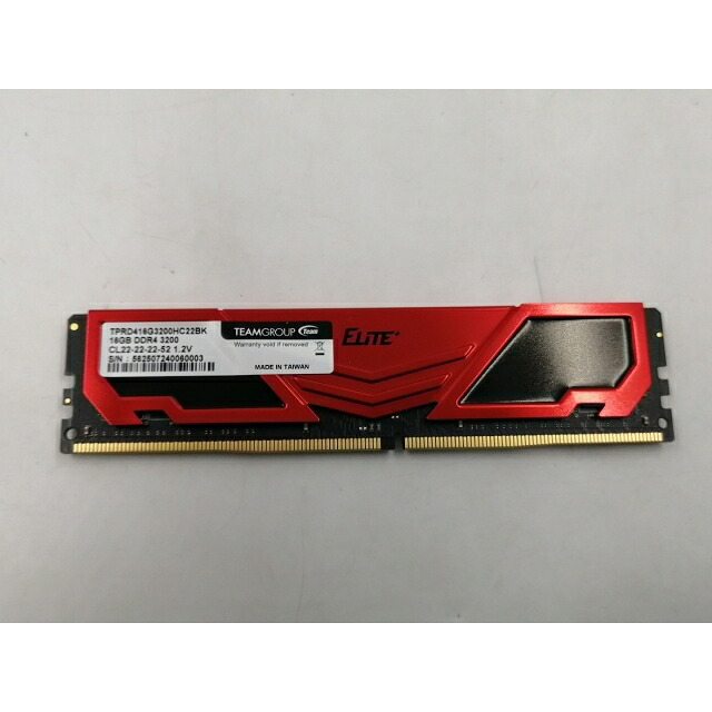 【中古】DDR4 16GB パソコン4-25600(DDR4-3200)【事務机とっ始めパソコン用】【千葉】引きうける継続期間１週