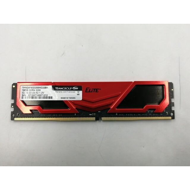 【中古】DDR4 16GB パソコン4-25600(DDR4-3200)【事務机とっ始めパソコン用】【千葉】引きうける継続期間１週